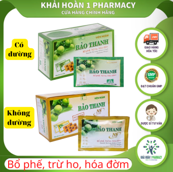 Kẹo ngậm thảo dược BẢO THANH giúp bổ phế, trừ ho, hóa đờm - Gói 5 viên