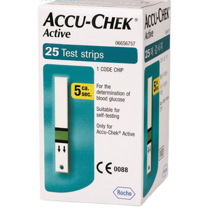 Que thử đường huyết ACCU-CHEK Active 25 que