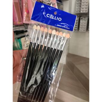 Set 10 cọ mút tán phấn mắt CELLIO