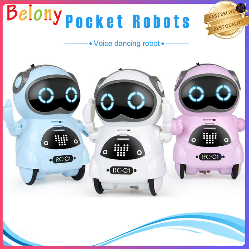 Robot Túi Belony, Đồ Chơi Robot Mini Quà Tặng Robot Thông Minh Nhảy Hát Ghi Âm Nhận Giọng Nói Đối Thoại Tương Tác Nói Chuyện