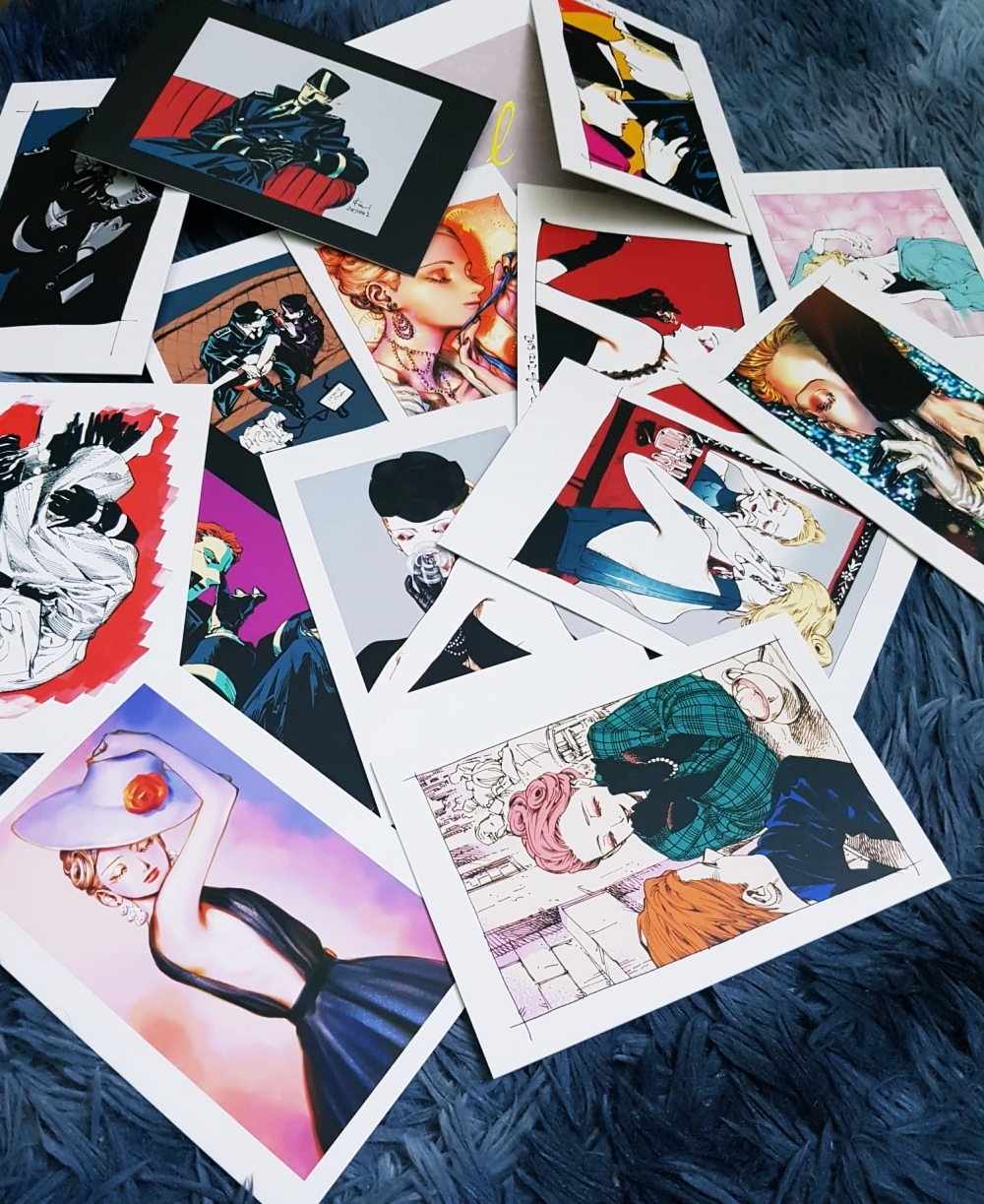 Postcard Veil bản siêu đặc biệt + postcard kẹp sách