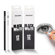 Brutfuner Sketch Charcoal Pencil Set - Black and White