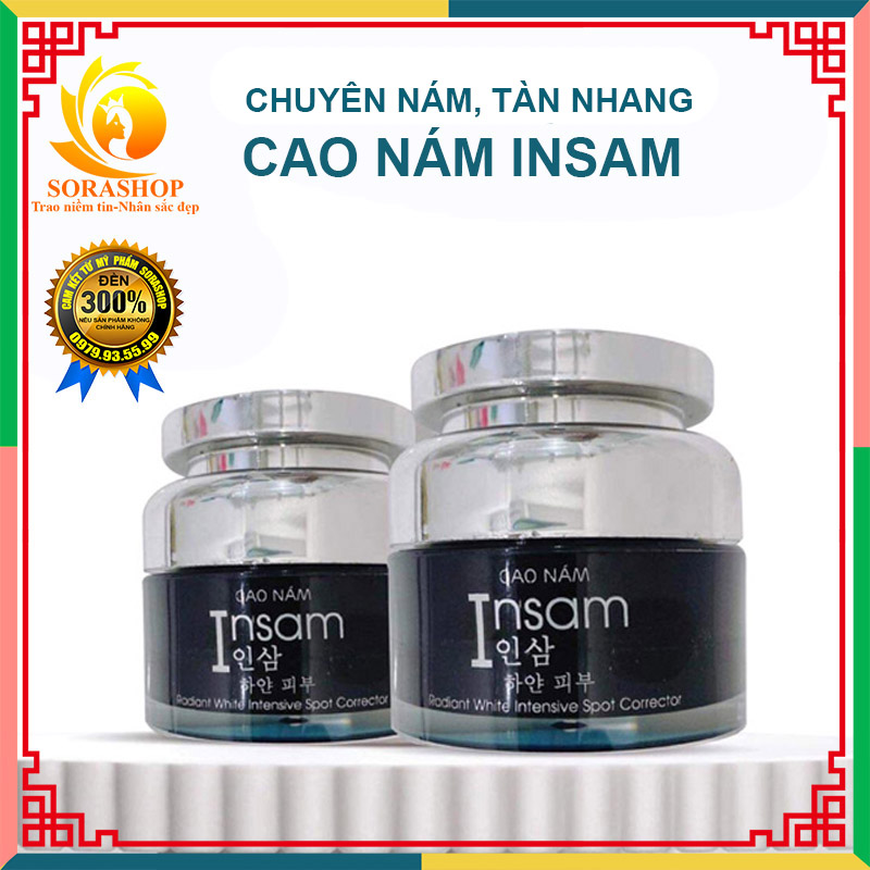 Cao Nám Insam Dr Cell, Kem Nám Hiệu Quả Giúp Làm Mờ Thâm Nám Da, Sạm Da, Tàn Nhang, Chông Lõa Hóa Da, 20ml