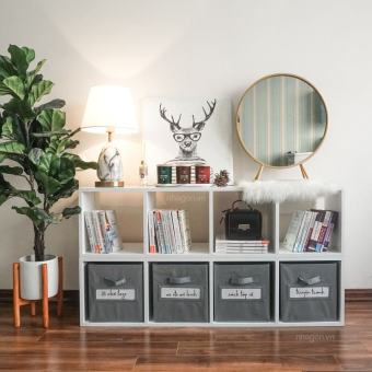 Kệ Sách Đa Tầng ,Hình Tổ Ong Thông Minh - Kệ Trang Trí Tổ Ong