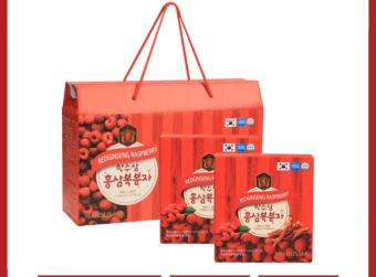 Nước Chiết Xuất Hồng Sâm Phúc Bồn Tử Hansusam 365 Hàn Quốc hộp 20 gói*70ml, Dễ uống