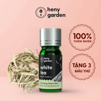 Tinh Dầu Trà Trắng (White Tea) Làm Nến Thơm Xông Thơm Phòng Kèm Video Hướng Dẫn Làm Nến Thơm - Có Kiểm Định Chất Lượng QUATEST 3 - Nguyên Liệu Làm Nến Thơm Dụng Cụ Làm Nến Sáp Làm Nến Heny Garden