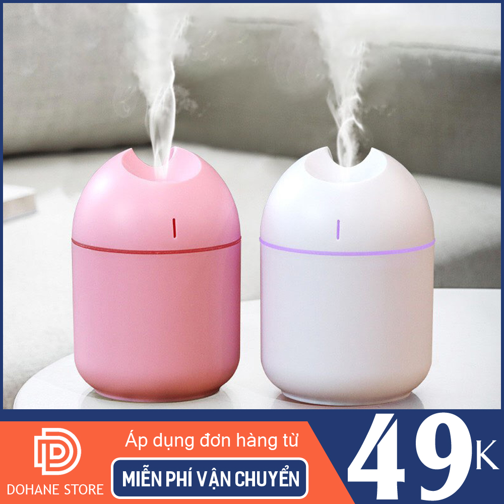 Máy xông hơi mặt mũi họng tinh dầu mini hơi nóng lạnh ngừa Covid làm đẹp da maoer DSMXM88