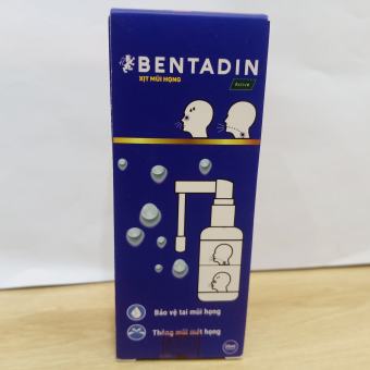 Xịt Mũi Họng BENTADIN - Bảo vệ tai mũi họng - Thông mũi mát họng - 30ML