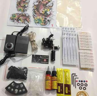 Bộ kit 1 máy xăm dành cho người mới học xăm Micky