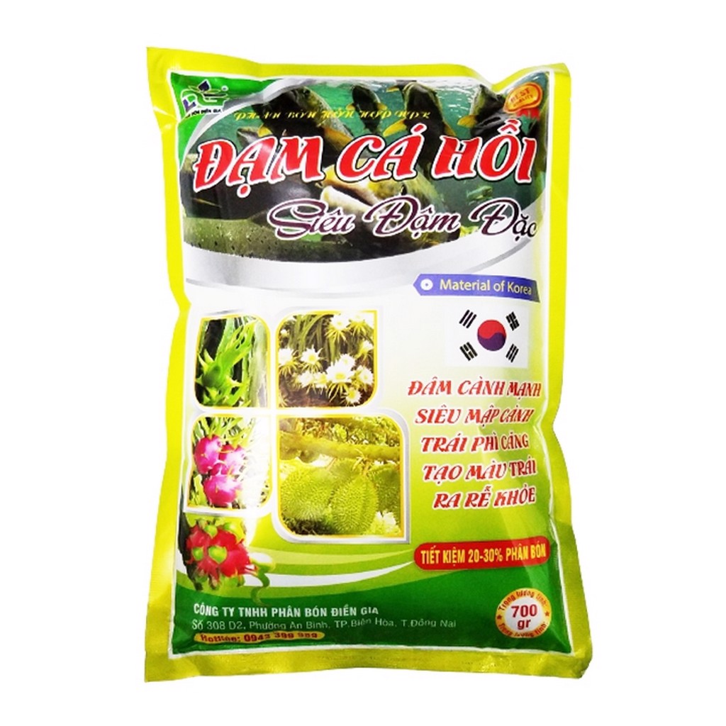 Phân bón hữu cơ đạm cá hồi siêu mập cành, đâm chồi, kích ra rễ
