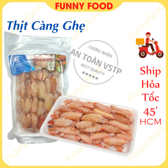 Thịt Càng Ghẹ Bóc Sẵn 250g –Thịt Càng Ghẹ Loại 1 Thịt Càng Lớn [Ship Hỏa Tốc HCM] – Funnyfood