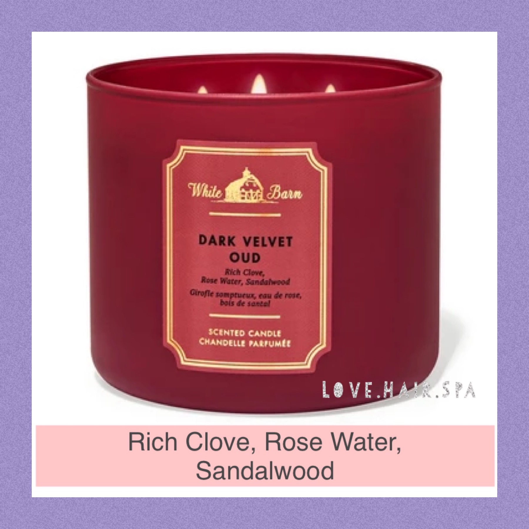 velvet oud candle bath and body works