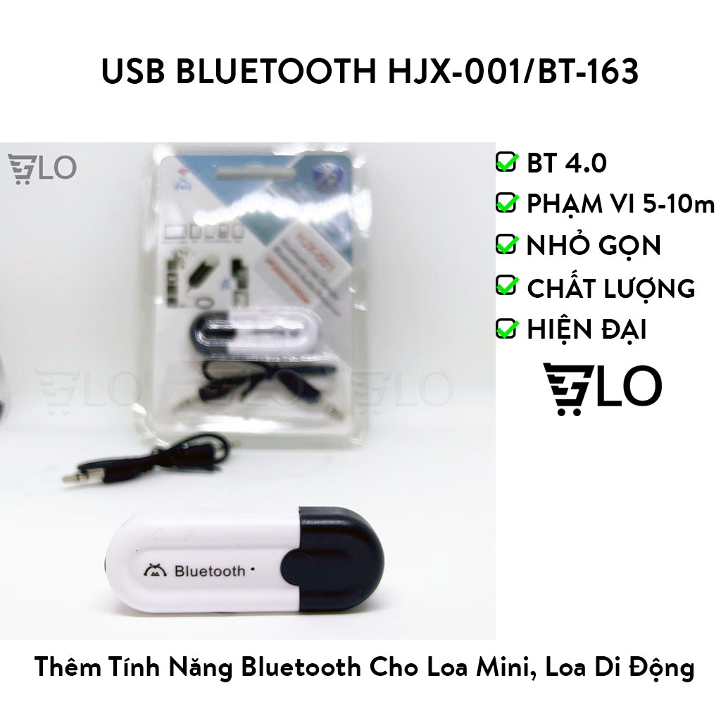 Usb Bluetooth Hjx-001 Tạo Bluetooth Cho Loa &amp; Amply