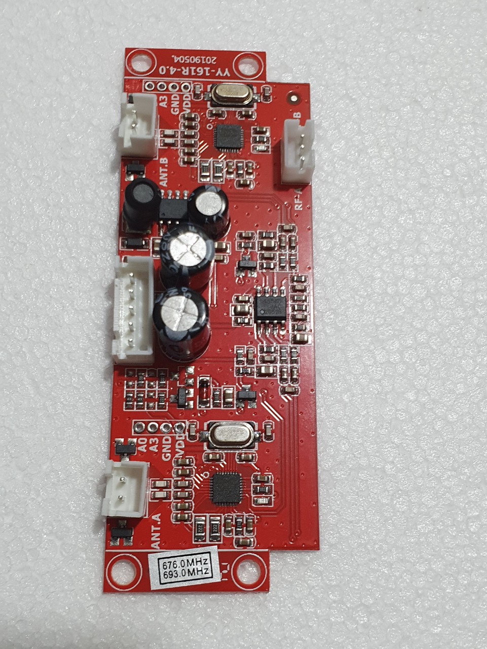 Bo micro loa keó tần số 676-693 Mạch thu sóng micro 676-693 Bo nhận sóng micro loa kéo rẻ