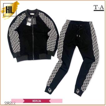 Bộ thu đông nam Kéo Khóa, Bộ nỉ nam thu đông, Đồ bộ nỉ nam thu đông dài tay, quần áo thu đông nam BD926 Hellen Store