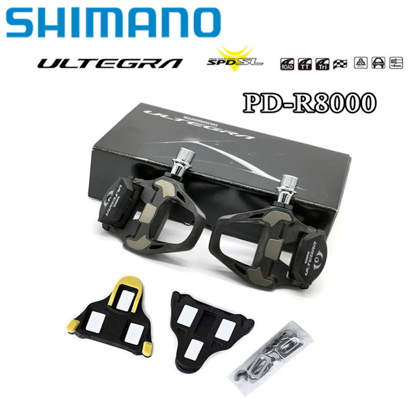 Shimano Ultegra PD-R8000 carbon fiber road bike self-locking pedal SPD-SL with SM-SH11 cleats ราคา 2,888 บาท*ส่งฟรี