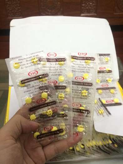 THUỐC CHỐNG SAY XE THÁI LAN 1 vỉ 10 viên