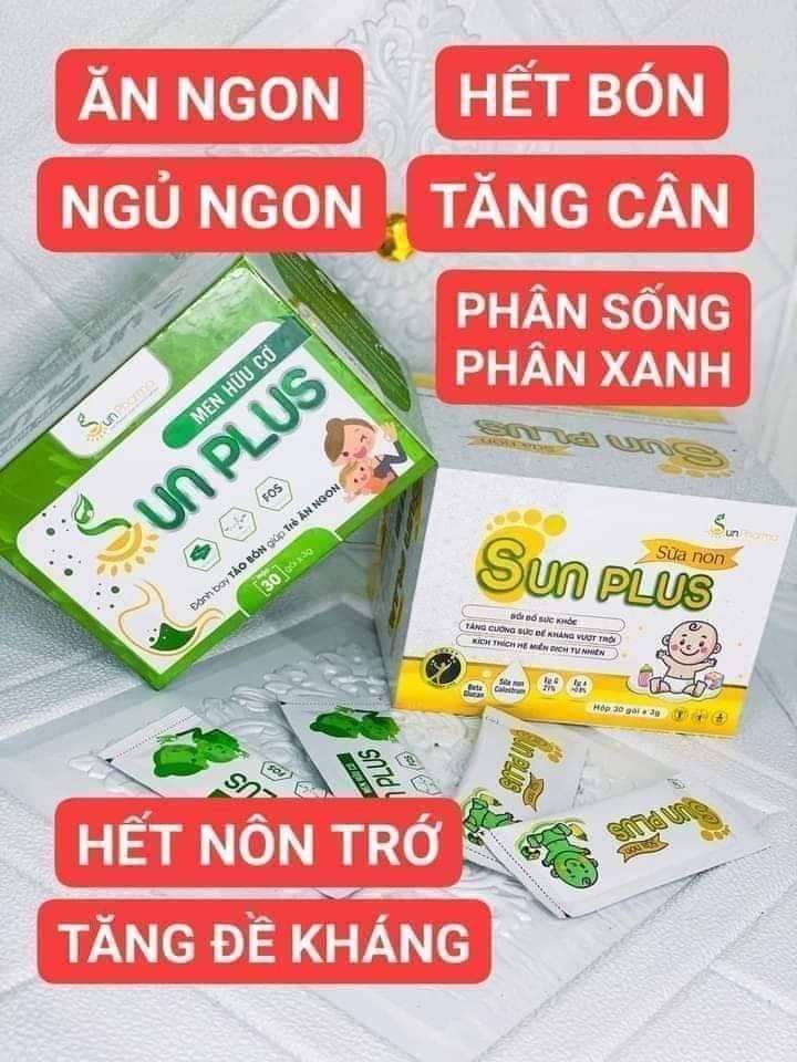 Combo SunPlus Sữa non + men sữa cao cấp