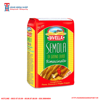 [Date Mới Nhất] Bột Lúa Mì Chuyên Làm Nui Mì Tươi Semola Divella - 1Kg