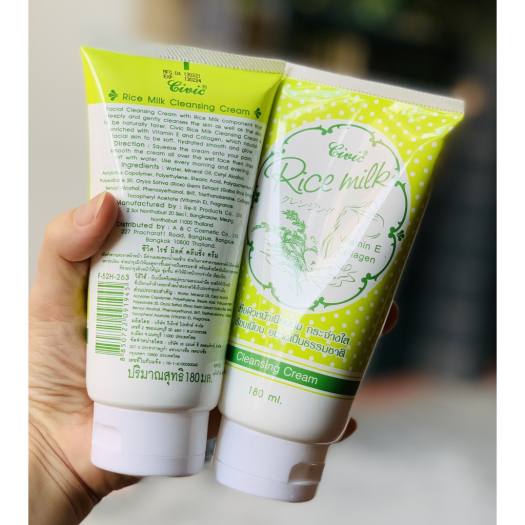 1 TUÝP SỮA RỬA MẶT GẠO CIVIC RICE MILK 180ML ( SẢN PHẨM CỦA THÁI LAN