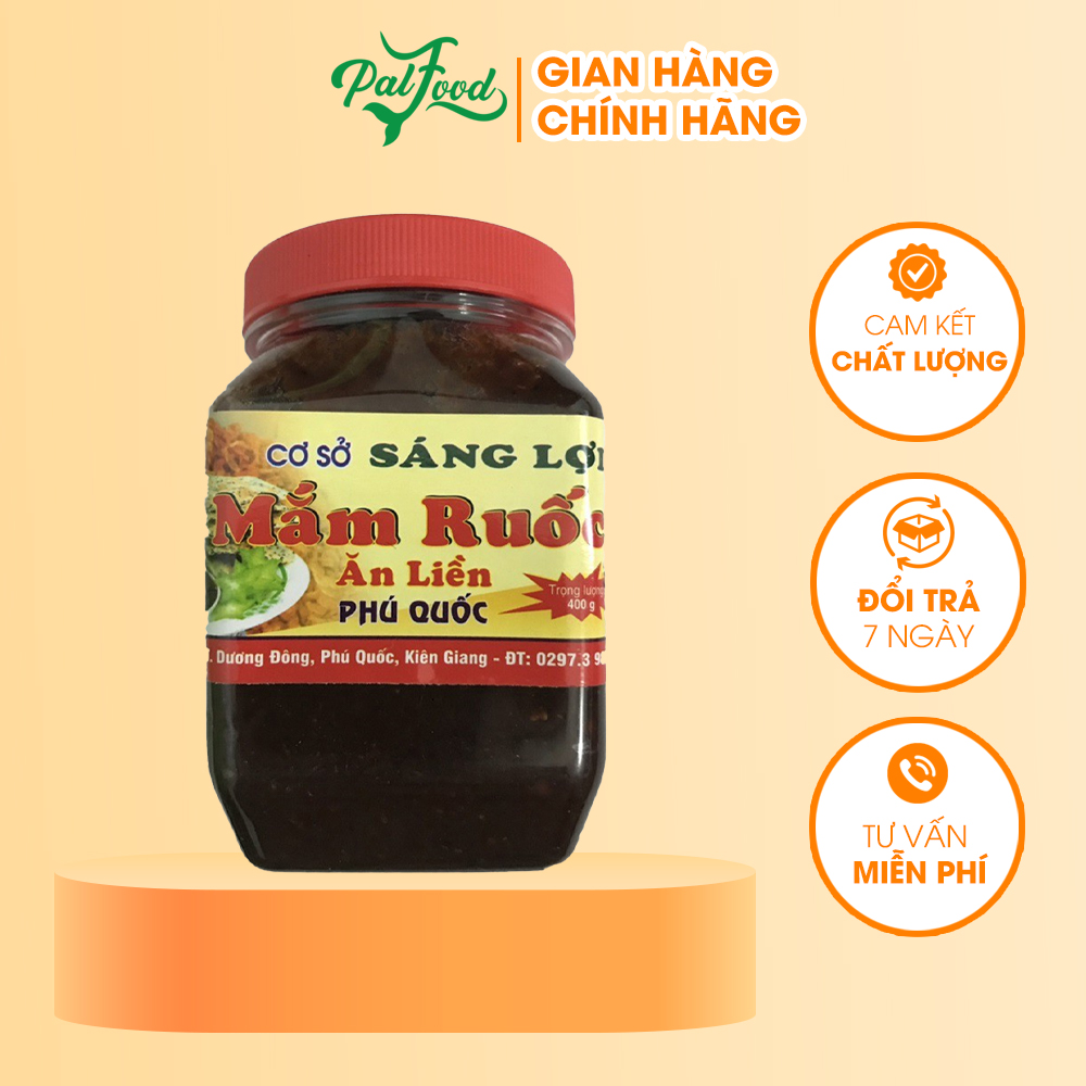 Mắm ruốc ăn liền - hũ 400gram-palfood