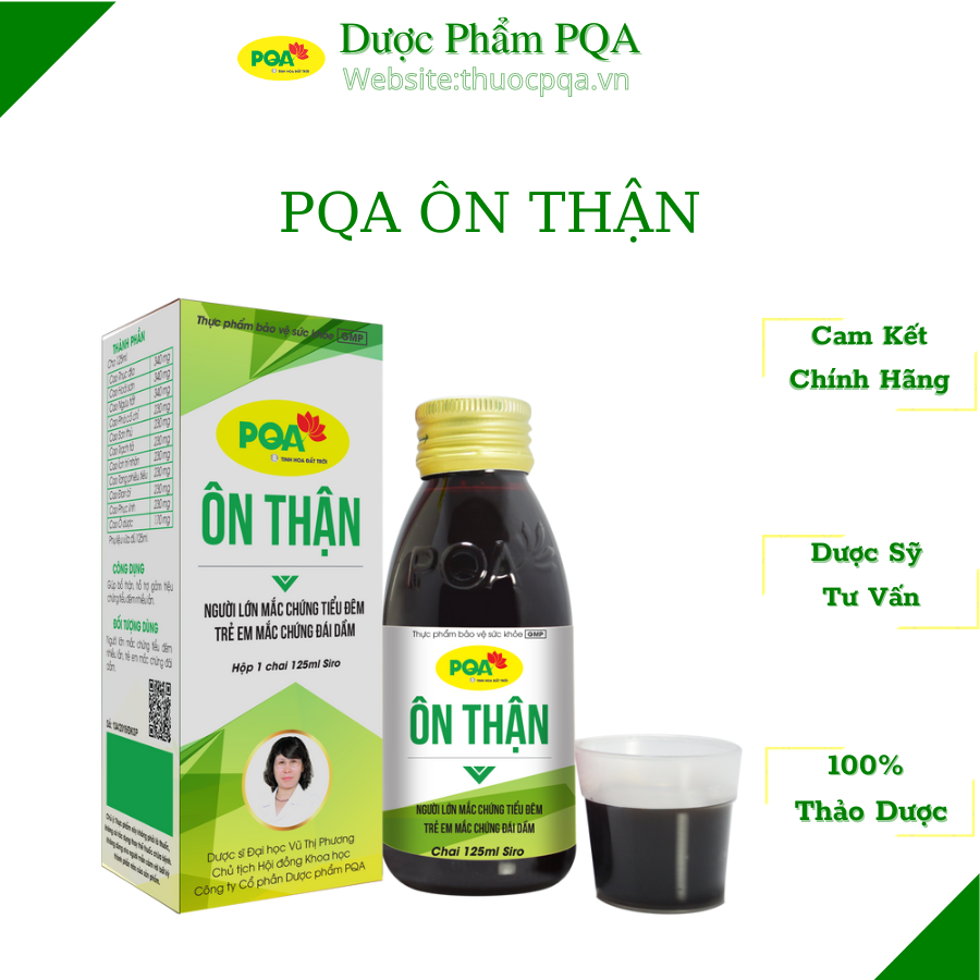 PQA Ôn Thận - Trẻ Nhỏ Đái Dầm, Người Lớn Bị Đái Dầm, Tiểu Không Tự Chủ
