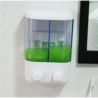 Hộp nhả dầu gội, sữa tắm, chất lỏng 2 ngăn