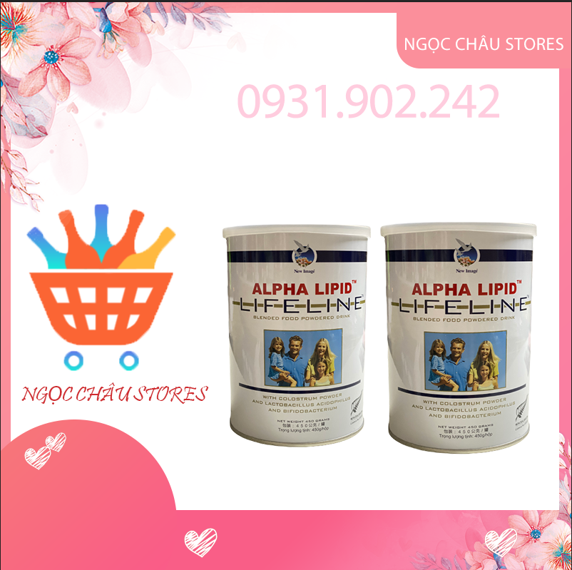 [Combo 2 Hộp] Sữa Non Alpha Lipid Lifeline 450 Của New Zealand