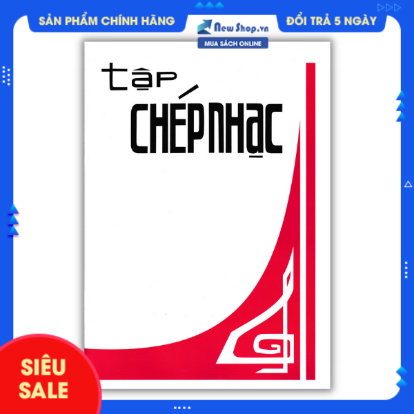 Sách - tập chép nhạc - khổ lớn - - newshop