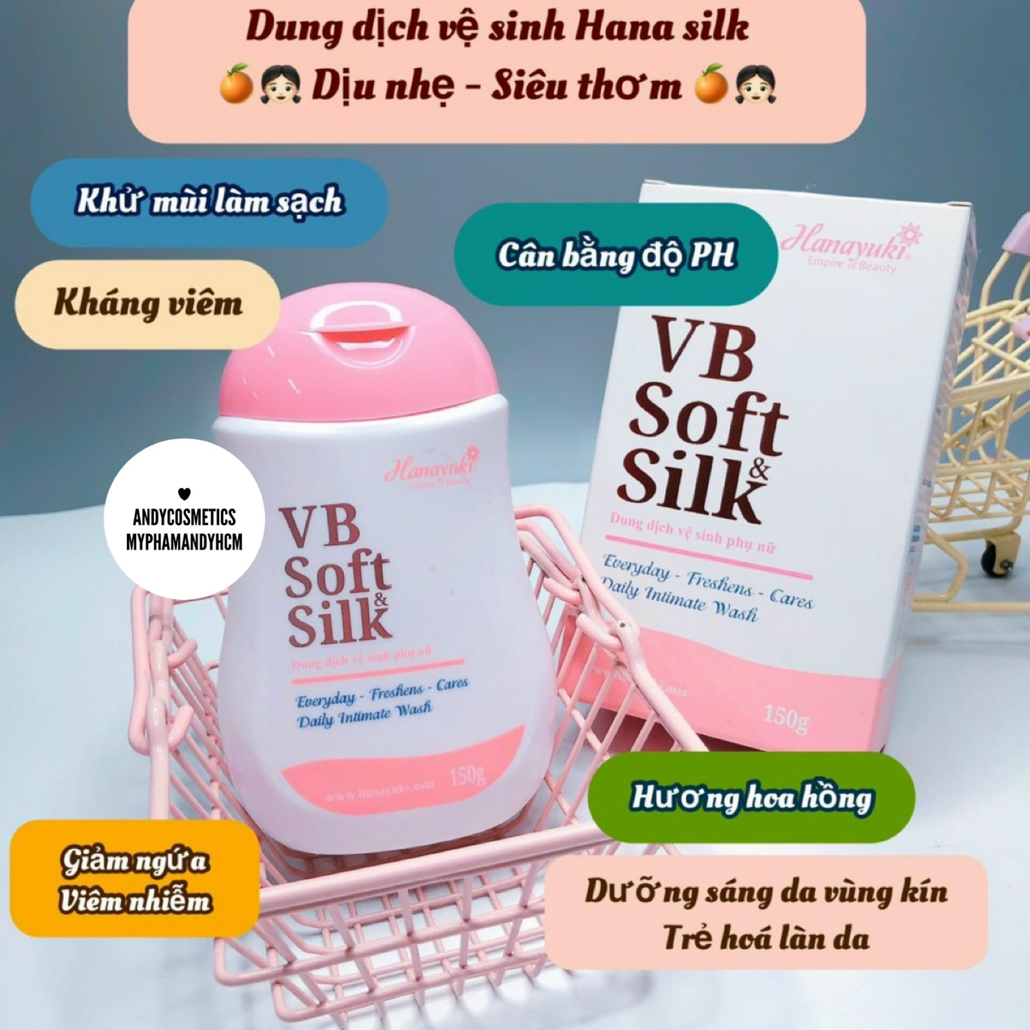 Dung dịch vệ sinh Hana Soft Silk