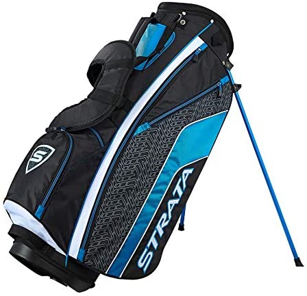 Callaway Men's Strata Complete 16 Piece Golf Club Set Includes: Driver, 3 wood, 4 and 5 Hybrid, 6 - 9 Iron, PW and SW, Putter, Stand Bag, 4 Head covers Right Handed Hander Set · v12