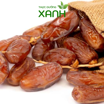 500Gr Chà Là Sấy Không Đường Nhập Khẩu Iran Vị Ngọt Tự Nhiên - Thực Dưỡng Xanh