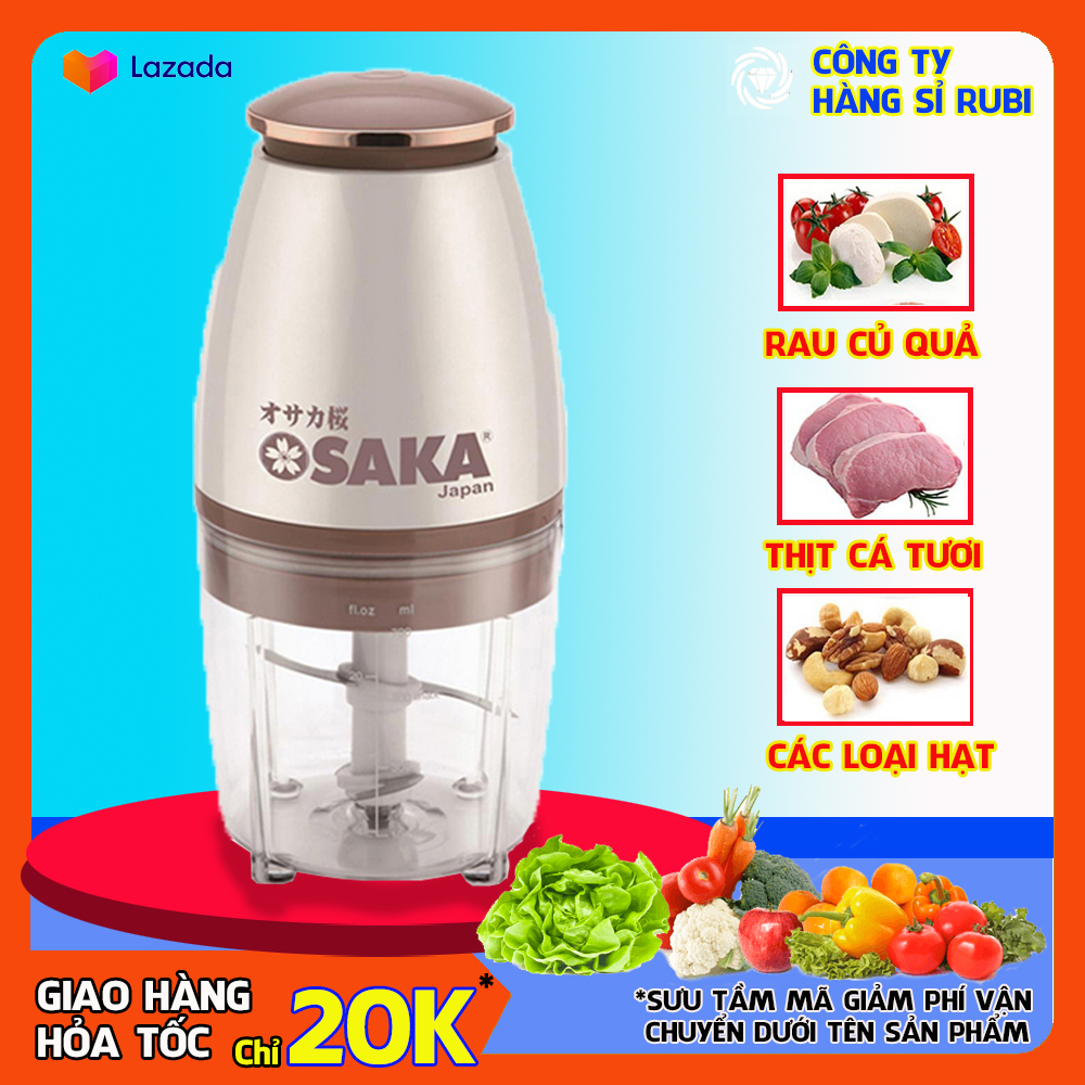 [THẬT-GIẢ] Máy Xay Sinh Tố Đa Năng OSAKA Nhật Bản Xay Thịt - Xay Đá - Hoa Quả Siêu Nhanh, Máy Xay Sinh Tố Chế Biến Xay Nhuyễn Mọi Thứ Thật Dễ Dàng