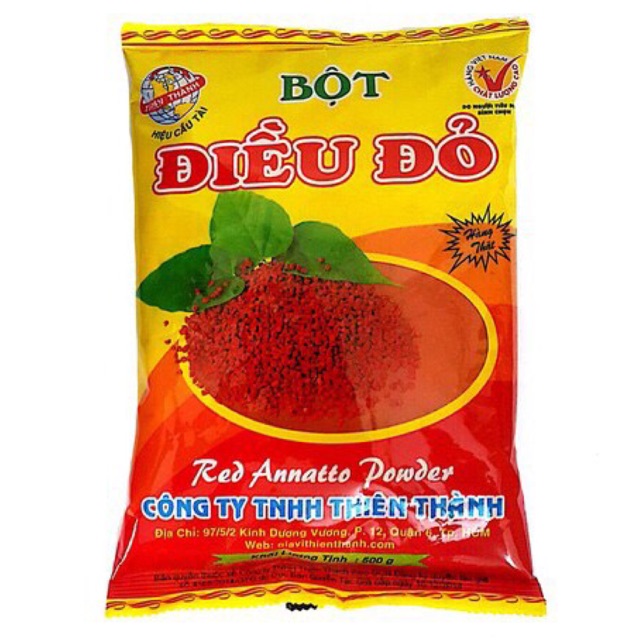 Thanh hoá - bột điều đỏ thiên thành gói 500g