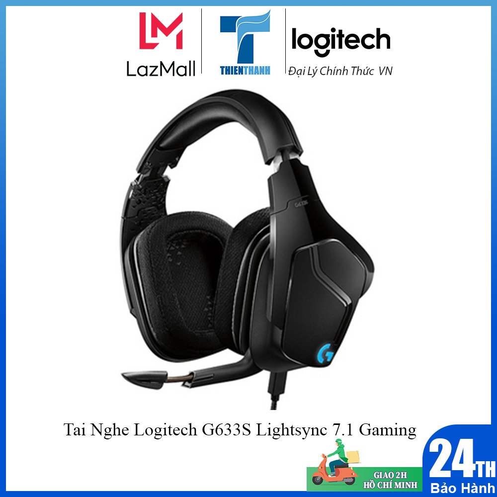 [HCM]Tai Nghe Logitech G633S Lightsync 7.1 Gaming