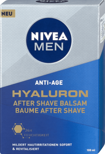 Kem dưỡng da sau cạo râu NIVEA Men Anti-Age Hyaluron, - Chống lão hóa (100ml) - (Đức)