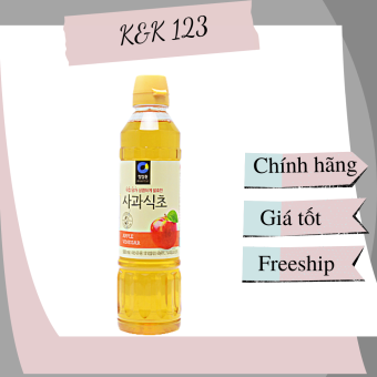 Giấm táo Hàn quốc 500ml Daesang, giấm táo Beksul Hàn quốc giảm cân, hàng tốt