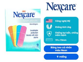 Băng keo y tế cá nhân màu Neon 3M