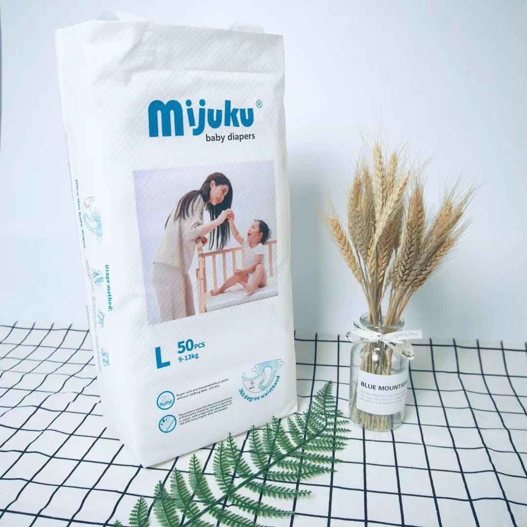 Bỉm & tã - dán mijuku xuất nhật full size s,m,l/ 1 bịch có 50 miếng