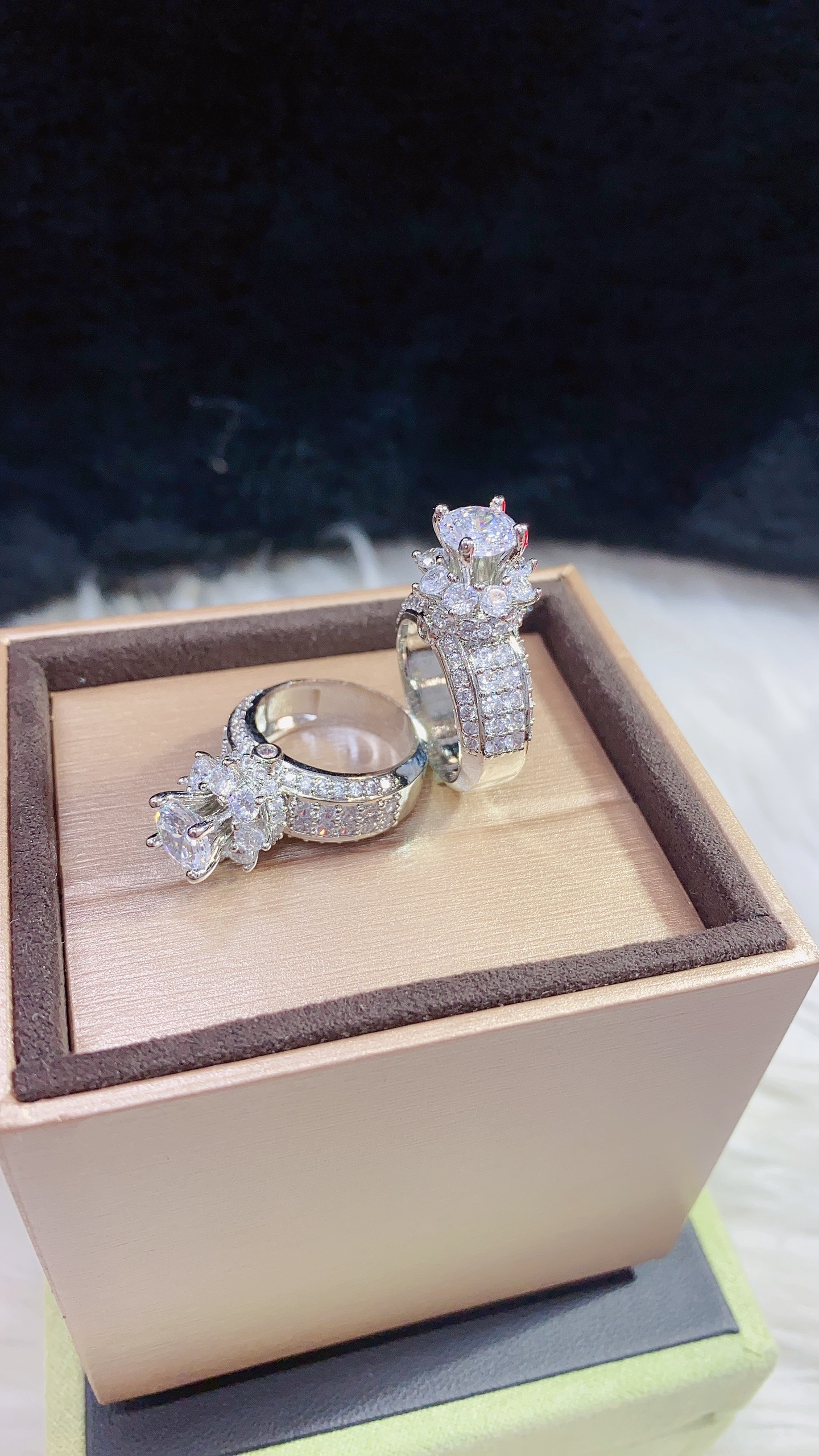 Nhẫn nữ bạc đính đá cao cấp - juri shop n252002 - chất liệu lõi bạc pha cao cấp - cam kết không đen, không dị ứng | nhẫn nữ bạc cá tính, nhẫn nữ bạc thái, nhẫn bạc nữ cao cấp