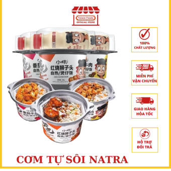 Cơm Tự Sôi Natra Đủ Vị Tặng Kèm Sữa Chua - Hộp 300gr [Hot Tiktok]