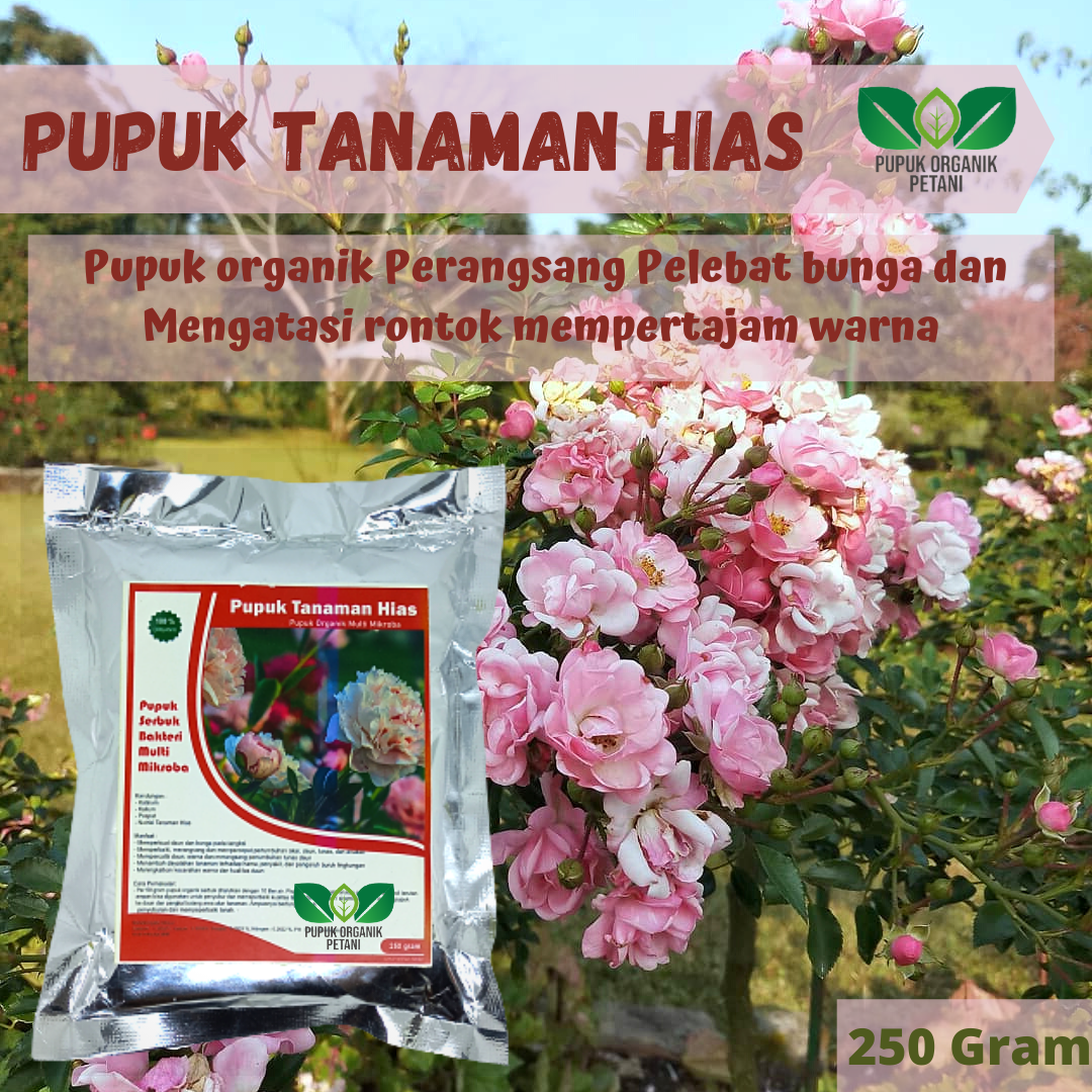 Pupuk Booster Tanaman Hias bunga Mawar Melati Terbaik Cepat Beranak Banyak Tunas Lebat dan mempertajam warna bunga anti rontok nutrisi pembungaaan penyubur tanah perangsang tunas agar cepat berbunga mempercantik warna daun dan bunga tidak mudah layu