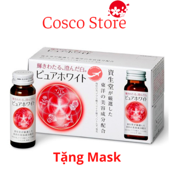 Nước uống trắng da Shiseido Pure White nhật bản