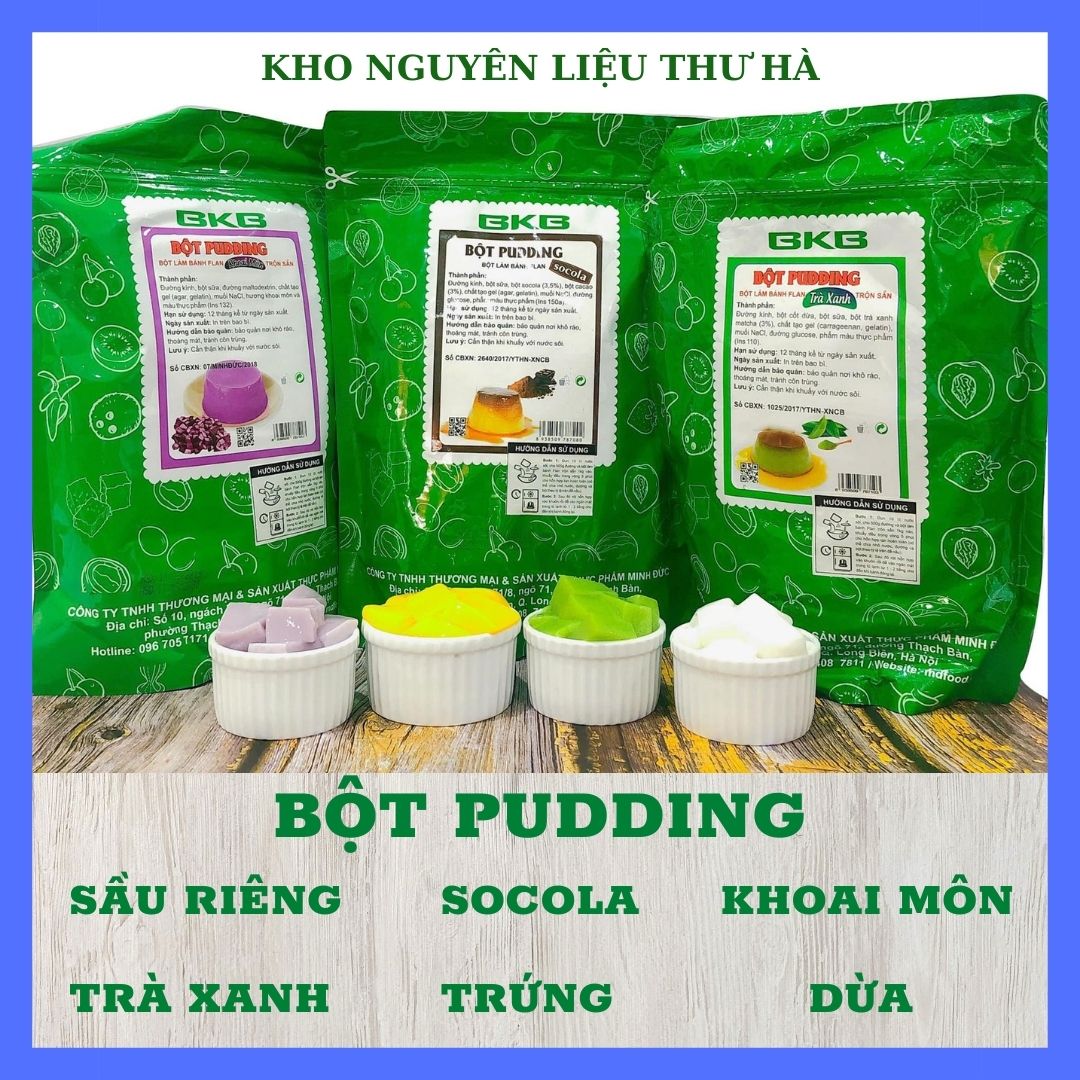 Bột pudding BKB các vị 1kg/gói