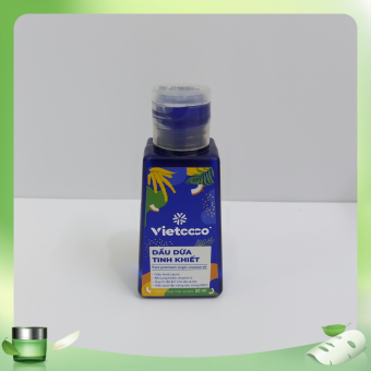 Dầu dừa tinh khiết Vietcoco 50ml - dưỡng da - dưỡng tóc