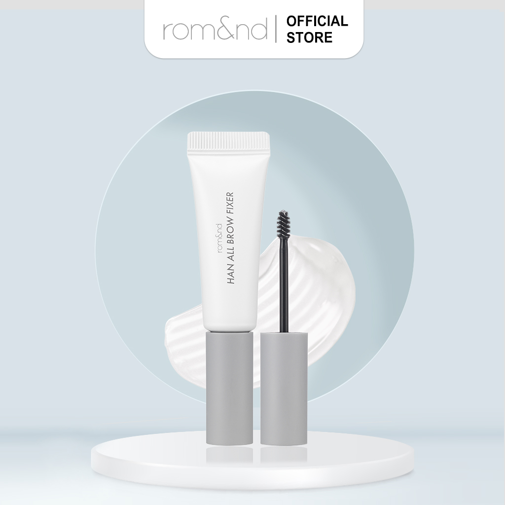 Gel trong suốt cố định lông mày tự nhiên rom&nd han all brow fixer 9g