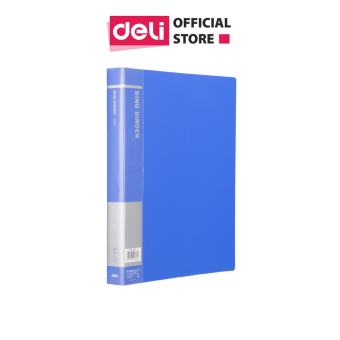 File Còng Nhẫn 2 Càng A4 Deli 5382 - File Càng Cua Mềm 3Cm Xanh Dương - 01 Cái