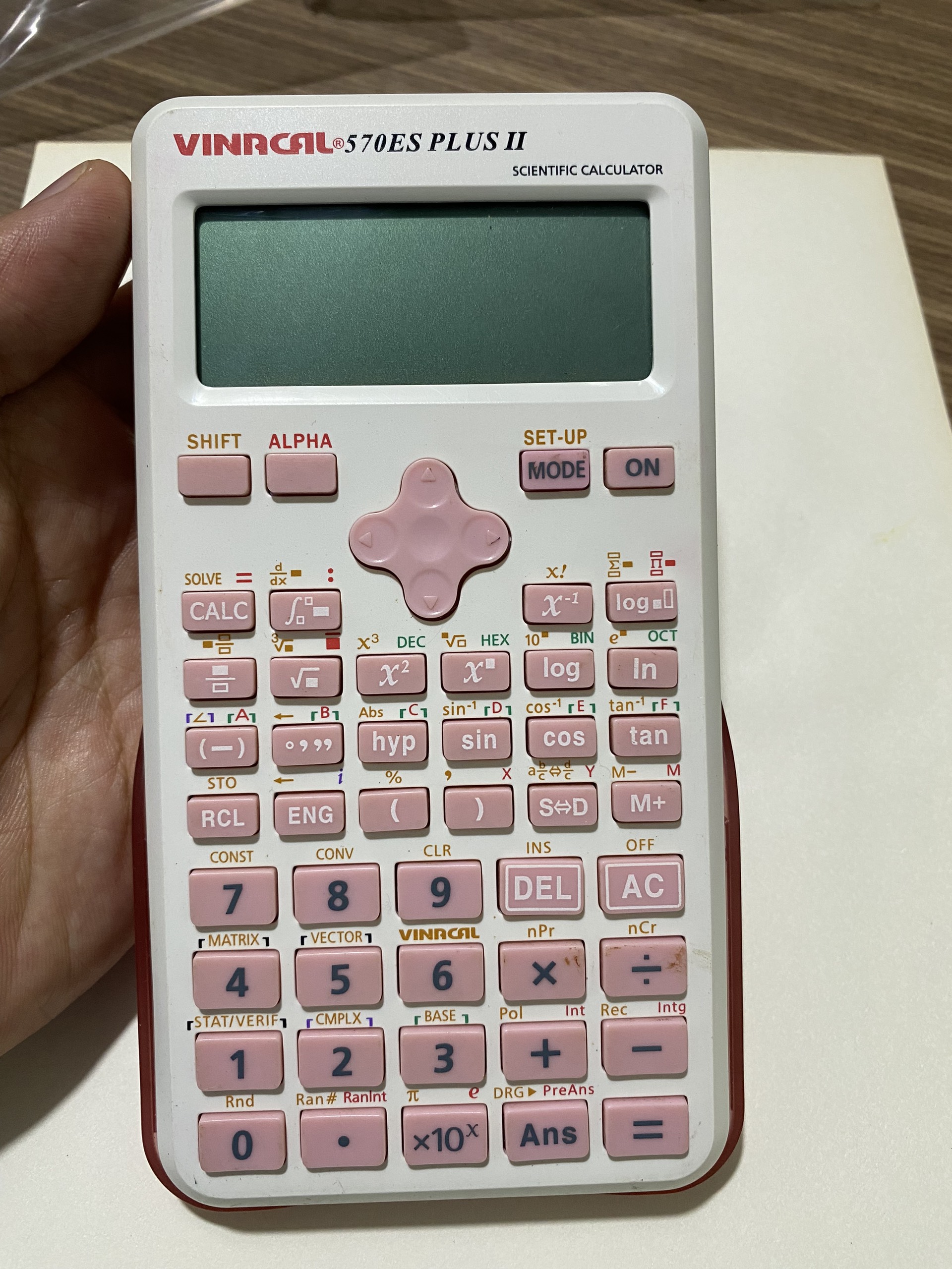 Máy Tính Học Sinh Vinacal 570ES Plus II hàng chính hãng đã qua sử dụng like new 80%