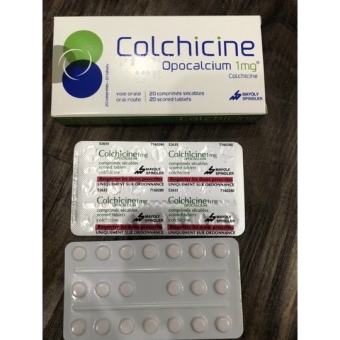 Colchicine gout Pháp 20 viên
