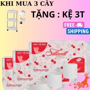 Giấy vệ sinh Silkwell 3 lớp - 15c